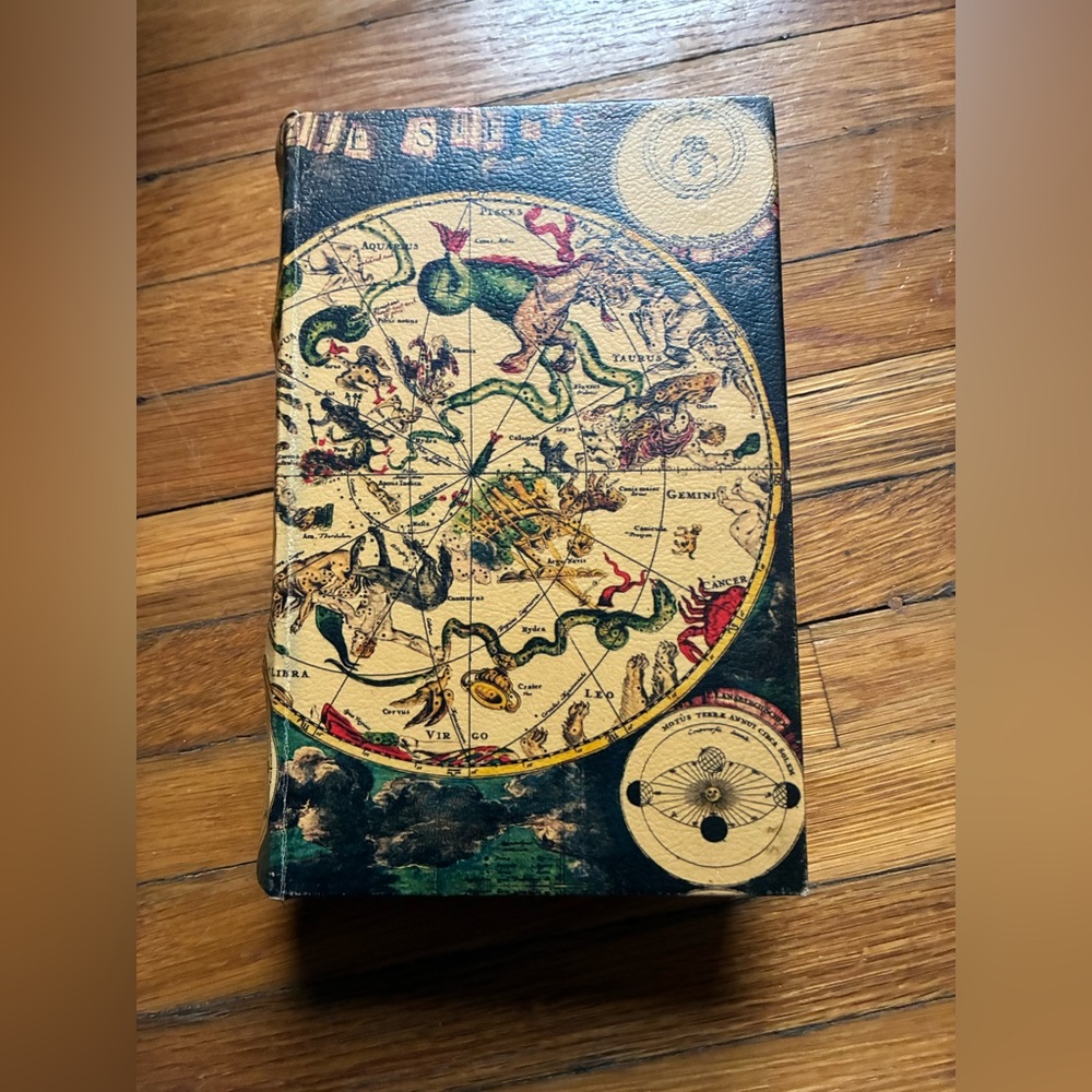 Secret stash Box in a Boo Zodiac Map theme